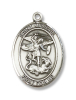 Sterling Silver St. Michael the Archangel Pendant 